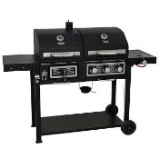 (R8A) Garden. 1x Uniflame Classic Gas & Charcoal Combi Grill BBQ