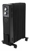 (R6E) Heating. 4 Items. 1x Dimplex OCR Series 2KW Oil Filled Radiator With Timer, 1x Stylec 9 Fin
