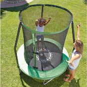 (R5J) 1x Sportspower 6ft Galvanised Trampoline And Enclosure
