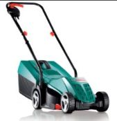 (R10I) 2x Bosch Lawn Mower. 1x Rotak 32R & 1 x Rotak 34-13