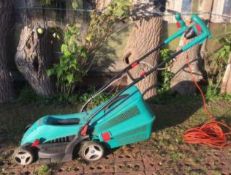 (R10H) 2 Items. 1x Bosch Rotak 37-14 Edger Rotary Mower & 1x Qualcast 1200W Electric Rotary Mower