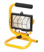 (R7K) 2x Arlec Portable Halogen Worklights. 1x 400W & 1x 120W