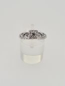 'Her Majesty' White Gold Diamond Ring
