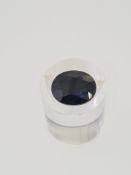 Sapphire oval cut gemstone