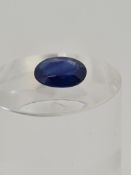 Oval cut sapphire ge stone