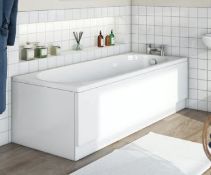 2 Items. 1x Richmond Single Ended Bath 1600 X 700 (cric1670s) RRP £145. 1x Single Ended Steel