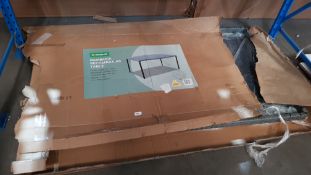 (R3M) 1x Bambrick Rectangular Table (Table Top Only, No Legs). Powder Coated Steel Frame. Hand Wove