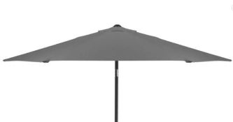(R3E) Garden. 2 Items. 1x Concrete Filled Parasol Base & 1x Grey Parasol