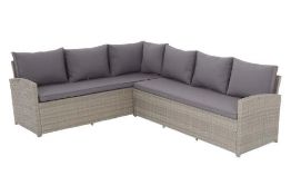 (R11) Matara Corner Sofa Dining Set (No Table) Powder Coated Steel Frame.