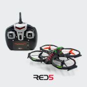 (R2A) 8 Items. 1x Red5 FX 16 360 Flip Ariel Stunt Quadcopter . 1x Red5 GPS Hawk FPV Drone. 2x Red5