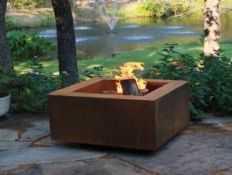 Large Steel Fire Pit Burner. Square Wood Burner AHL-CF06