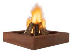 Large Steel Fire Pit Burner. Square Wood Burner AHL-CF13