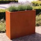 XX-Large Corten Steel Planter Rectangular -  AHL-CP17