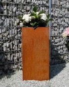 Large Corten Steel Planter Tower Rectangular -  - AHL-CP05