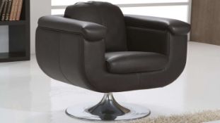 SAVOY Chair Designer Italian Leather Chair