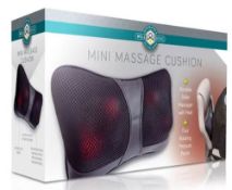 (R15) 11 Items. 7x Well Being Mini Massage Cushion. (2x No Box). 1x Homedics 3D Extended Track Shia