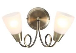 (R15C) Lighting. 8 Items. 1x Verve Design Marlow Touch Lamps Twin Pack. 1x Verve Design Turner Wall
