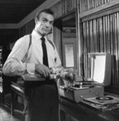 (R15E) 10x James Bond Sean Connery Poster Black And White Prints. 5x Aston Martin (60x80cm0. 5x Vod