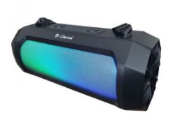 (R14C) 2x iDance Cyclone 1000x Party Speaker Bluetooth With Disco Light.