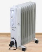 (R15D) Heating. 5 Items. 2x Stylec 9 Fin Oil Radiator Heater 2000W. 1x Mistral 9 Fin Oil Filled Rad