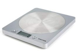 (R15E) 10 Items. 4x Salter 5kg Stainless Steel Electronic Scale. 2x Salter Ultimate Accuracy Electr