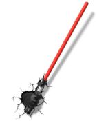 (R13A) 3 Items. 2x Star Wars Darth Vader Hand With Lightsabre 3D Deco Light. 1x Star Wars Lap Tray.