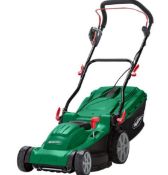 (R15I) 3x Qualcast Items. 1x 1600W Electric Rotary Mower (No Grass Box). 1x 32cm 400W Electric Cyli