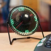(R13D) 16 Items. 8x Red5 Desktop Led Clockfan (1x No Box). 3x Molten Lamp. 4x Digital Coin Counting