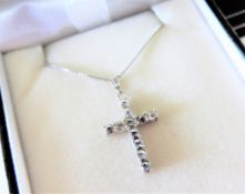 Sterling Silver White Gemstone Pendant Necklace