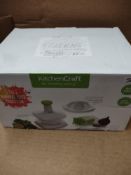 KitchenCraft 5 in 1 manual food processor RRP £19.99 Grade U