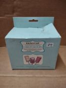 KitchenCraft Pack of 6 round shaped cake push pops RRP £14.99 Grade U