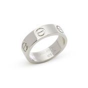 Cartier Platinum Plain Love Ring
