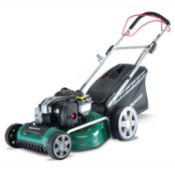 (R5P) 1x Qualcast Briggs And Stratton 500E Series 140CC Self Propelled Rotary Petrol Lawn Mower.