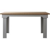 (R9H) 1x Diva Dining Table Grey RRP £150. (H)75 x (W)90 x (L)150cm