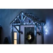 (R5N) Christmas. Approx. 17 Items. To Inc Mixed Size LED String Lights. 4Ft Green Fibre Optic Tree.