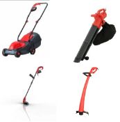 (R5G) 5 Sovereign Items. 2x Cordless Grass Trimmer (No Batteries). 1x Corded Grass Trimmer. 1x 32cm