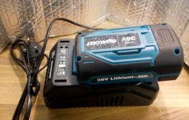 (R5F) Mixed Batteries And Chargers . Approx. 11 Items. To Inc 3x Qualcast 36V Battery And Charger. 2