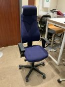 1 blue Directors office chair