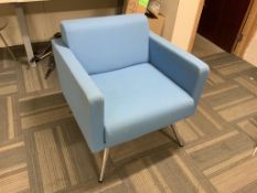Blue Allermuir Reception chair