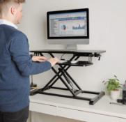 Gas-Assisted Sit-Stand Rising Workstation - Customer Returns