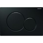 New (N82) Geberit 115.770.DW.5 Sigma01 Dual Flush Plate Jet Black. Geberit Flush Plates add tha...