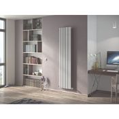 (Gh6) Ximax Fortuna Designer Radiator 1800 x 294mm White 1954BTU (8654H). Easy To Install, Styl...