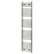 NEW (C114) Arundel 532W Chrome Towel warmer (H)1674mm (W)450mm. This high-quality towel warmer