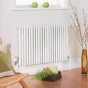 New Supra Square Horizontal Designer Radiator White -H-600 mm -W-870 mm. RRP £309.99. Supra ...