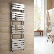 New & Boxed 1600x450mm Chrome Straight Towel Radiator Ladder Modern Bathroom. Rf16 New &