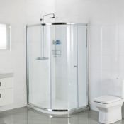New (F140) 1200x800mm Offset 1 Door Quadrant Enclosure. RRP £549.99.The 1200x800mm Offset Qua