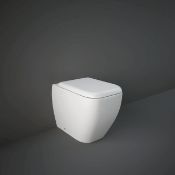 New Rak Metropolitan Back To Wall WC Pan. 337 x 415mm (W x H). Seat Not Included. Metbtwpan