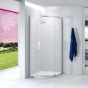 New (L62) 900x900mm Quadrant Right Hand Enclosure. RRP £398.29.Constructed Of 6mm Lightweight