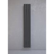 New (R97) Alulite Arc Aluminium Radiator 1800 x 280mm Black 2396BTU. RRP £347.99. Contemporar...