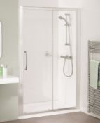 New (T100) 1200mm Semi Framed Sliding Shower Door 8mm. RRP £562.99.This 1200mm Wide Sliding S...